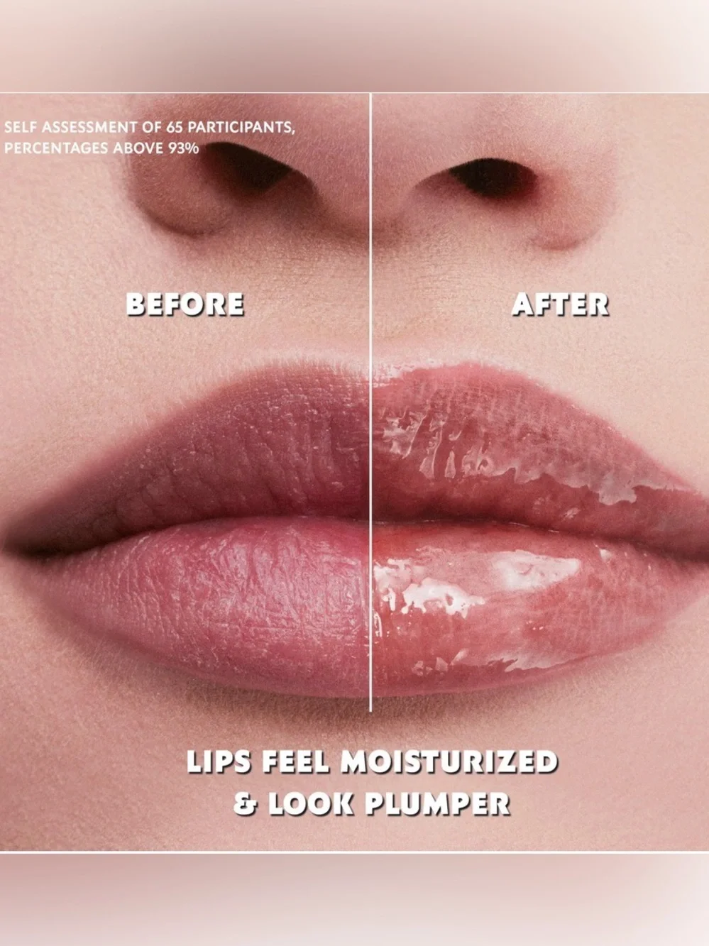 YSL Loveshine Candy Glaze Lip Gloss Stick in Showcasing Nude